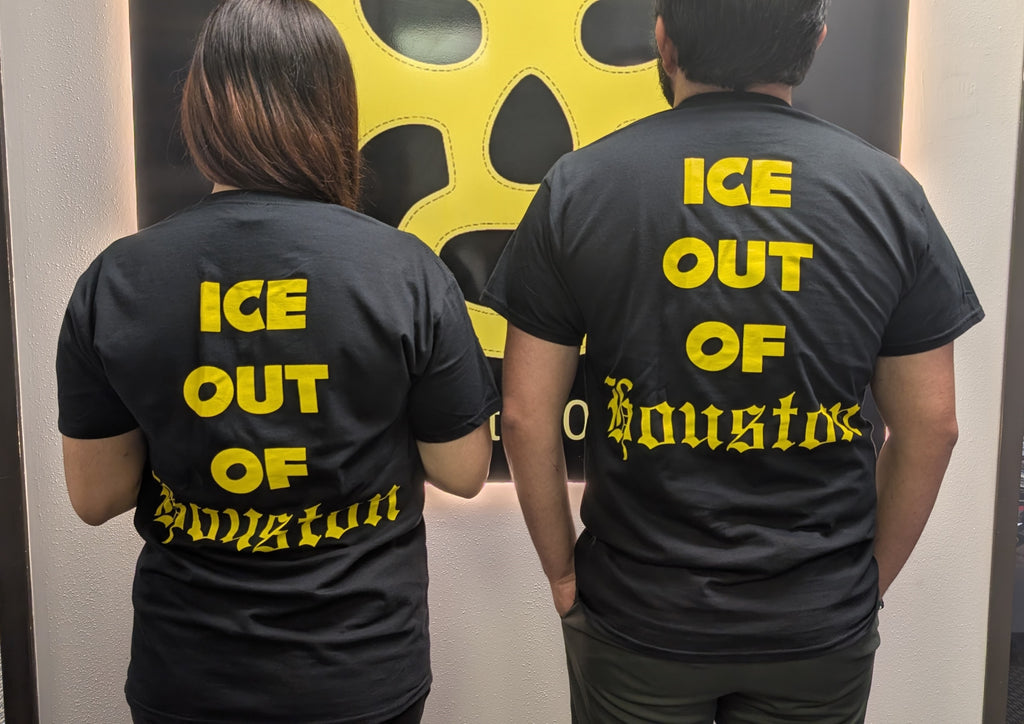 ICE OUT OF HOUSTON T Shirt